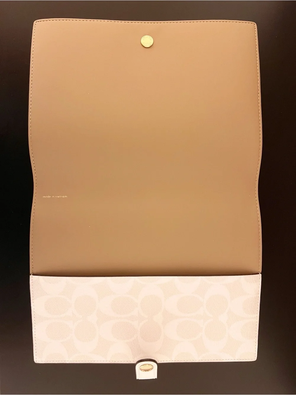 Coach Notebook Cover in Signature Canvas